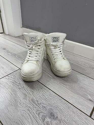 ecco 42: Высокие кеды STYLE ENGLAND (white) б/у состояние на отлично, были — 2