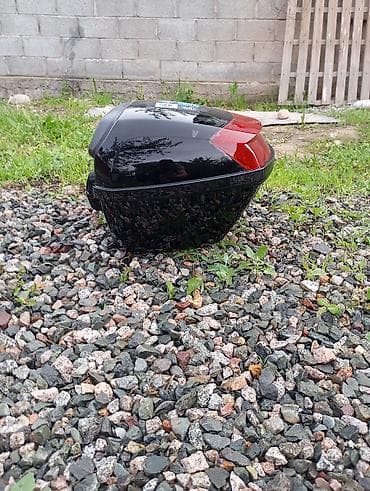 ролики и самокат: Мотошлем AXOR (полноразмерный, интеграл), цвет — глянцевый черный — 8