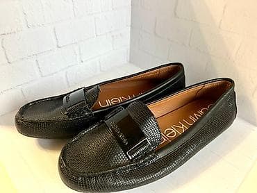 Женская обувь: Кожаные Мокасины Calvin Klein, в размере 6, примерно на 35, 35,5. На — 1