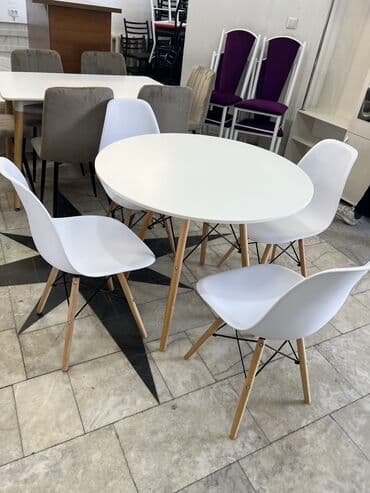 стеклянный стол на кухню: Столы хайтек Привозные фабричныекачественные Влагостойкий — 4