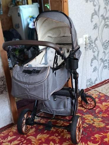 коляска 4500: Детская коляска-люлька для малышей. Коляска:зима- лето 10000 - Тип — 2