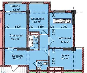 бишкек квартира купит: 3 комнаты, 85 м², Элитка, 10 этаж, ПСО (под самоотделку) — 2