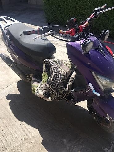 h 100: Скутер/мопед, фиолетовый, с доработками. м8про делался под стант не — 1