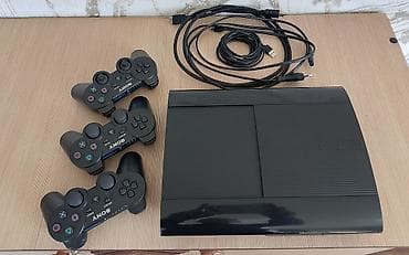 Игровая консоль Sony PlayStation 3 Super Slim (черная) Комплектация