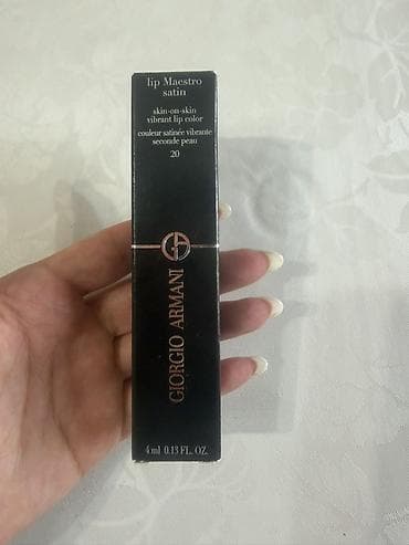armani code: Оригинал! Giorgio Armani Lip Maestro Satin — сатиновая жидкая помада — 1