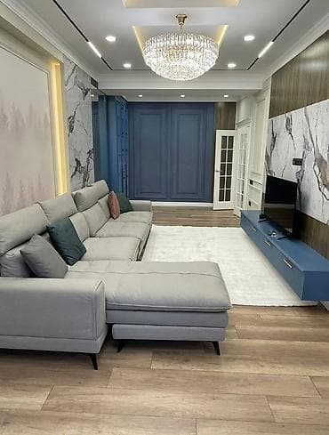 аренда квартира в оше: 3 комнаты, С мебелью полностью — 1