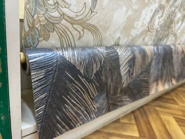 из серебра: Обои в рулоне с эффектной фактурой и глянцевым блеском. - Тип — 1