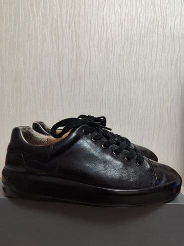 обувь ecco: Мужские кроссовки, 40, Ecco, Б/у, цвет - Черный, Самовывоз — 3