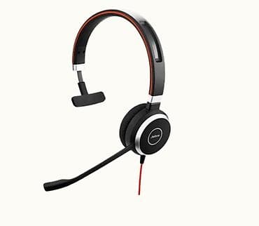 dj mic: Проводные гарнитуры, Jabra, Б/у, цвет - Черный — 3
