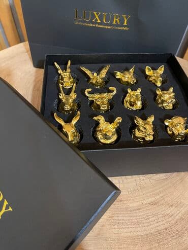 набор бокалов: Набор рюмок в подарочной коробке. Стопки перевертыши. 12 штук Стекло — 3