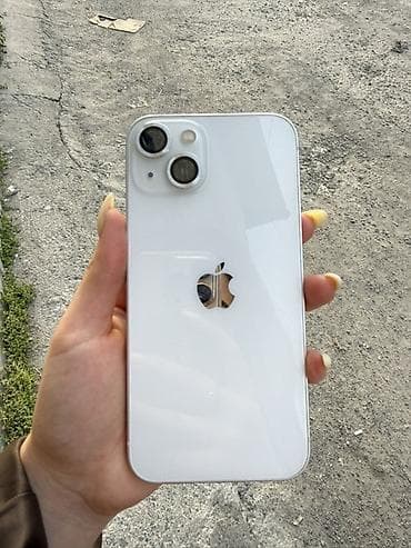 ноутбуки леново бишкек: IPhone 13, Колдонулган, 128 ГБ, Ак, Каптама, 76 % — 5