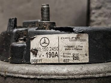 не рабочий генератор: Генератор Mercedes-Benz 2001 г., Б/у, Оригинал, Германия — 3