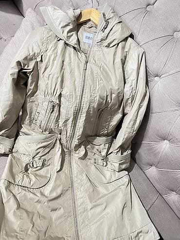 мужские пальто: Плащ, С капюшоном, С утеплителем, Водонепроницаемая модель, L — 3