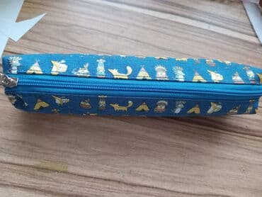 Косметички: Пеналы, набор из 3 штук. 1) Прозрачный голографический пенал с — 6