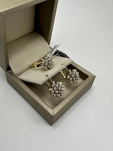 ювелирное: Набор украшений, Проба 585, Новый, Цвет металла: Желтый — 4