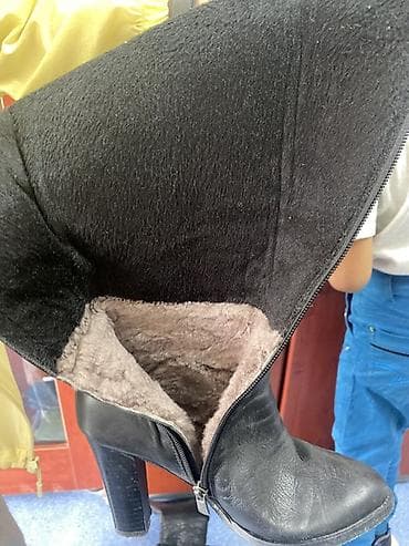 equestrian riding boot: Женские высокие сапоги на каблуке Италия, 1 раз одела! Кожа, лригинал! — 7