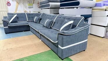 удобный диван: Угловой диван, C подушками, Трехместный — 2