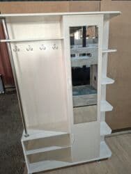 тумбу под зеркало: Гарнитур для прихожей, Новый, Зеркало, ДСП, Бесплатная доставка, цвет - Бежевый — 25