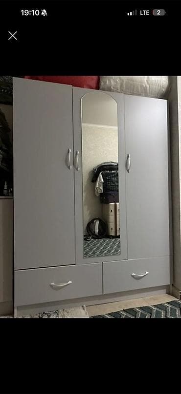 Шифоньер, шкаф для одежды, Прямой, ЛДСП