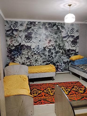 Дома: 22 м², 2 комнаты, Аламединский рынок / базар, С подселением — 6