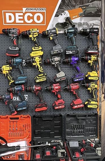 Аккумуляторные электроинструменты DECO Power Tools Описание: -