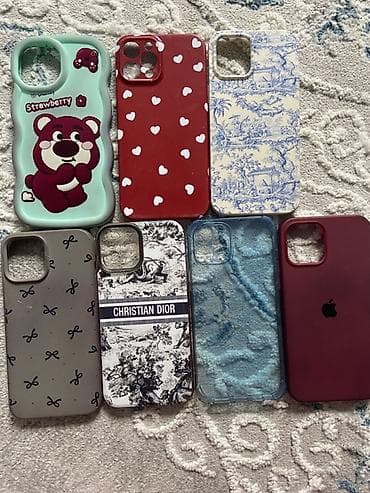 Набор чехлов для iPhone (линейка с крупным квадратным вырезом под блок