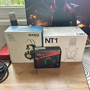 студийный монитор купить: Профессиональный студийный комплект для записи подкастов, вокала и — 8