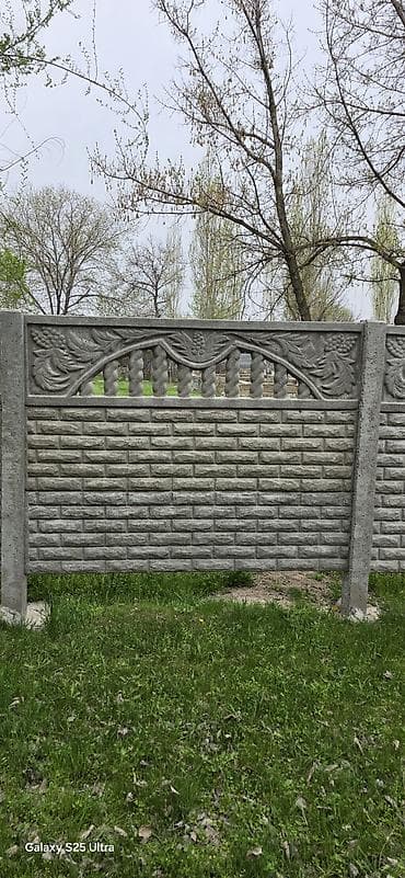 point b: Бетонный еврозабор, Emil Evro Zabor, Односторонний, Новый, Оптом, В розницу,Безналичный расчет — 5