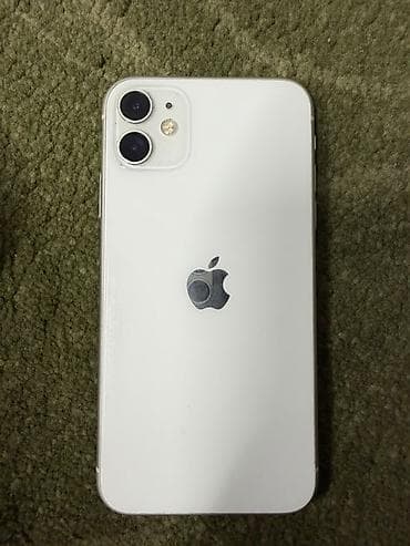 IPhone 11, Б/у, 128 ГБ, Белый, Коробка, 80 %