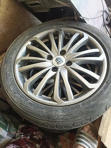приму в дар автомобиль: Колеса в сборе 225 / 45 / R 17, Лето, Литые, отверстий - 5 — 1
