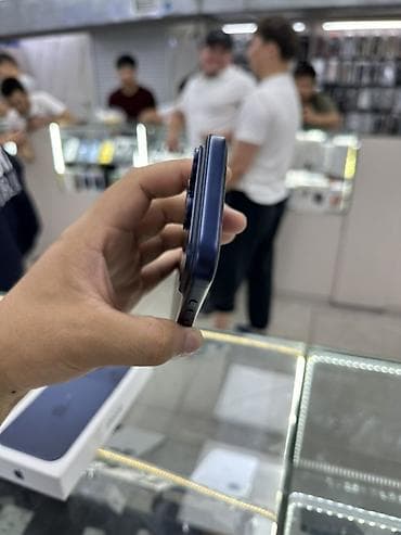 iphone 16 pro бу: IPhone 17 Pro, Б/у, 256 ГБ, Blue Titanium, Зарядное устройство, Чехол, Кабель, 100 % — 7