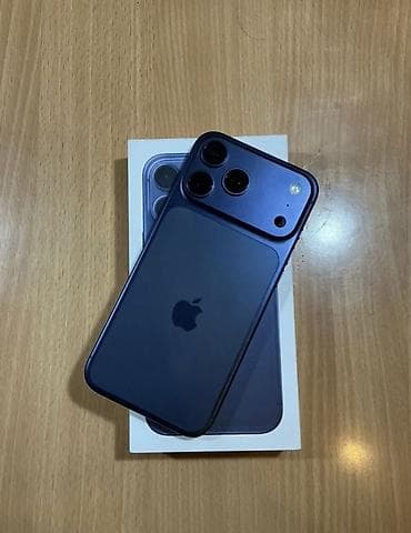 айфон 17 р: IPhone 17 Pro Max, Б/у, 512 ГБ, Синий, Коробка, 100 % — 1