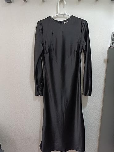 hoco y9: Вечернее платье, Классическое, Длинная модель, Атлас, С рукавами, S — 1