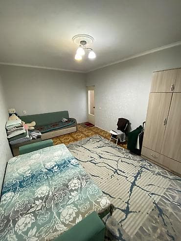Квартиры: 1 комната, 48 м², Аламедин-1 мкр 106 серия, 1 этаж, Косметический ремонт — 3