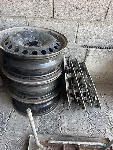 Колеса в сборе R 16, Комплект, Железные, отверстий - 5