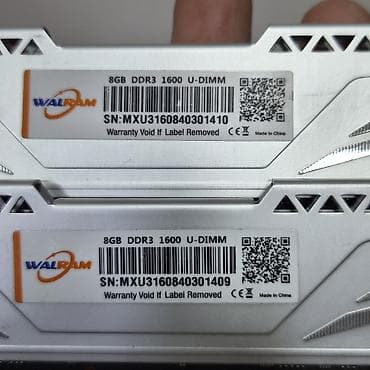 Настольные ПК и комплектующие: Оперативная память (RAM) для ПК, Новый, Walram, 16 ГБ, DDR3, 1600 МГц — 4