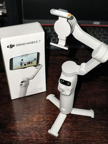 Продам абсолютно новый стабилизатор dji osmo mobile 7 подарили на др 3