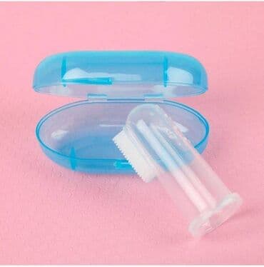 детские игрушки для новорожденных: Щетка напальчник снижает зуд при прорезывании зубов, помогает мягко и — 2