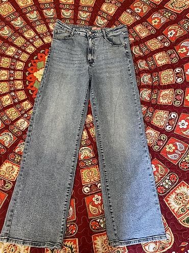 карго штаны бишкек: 1) Джинсы багги, 34 размер цена 800 сом. 2) джинсы голубые 34 размер — 3