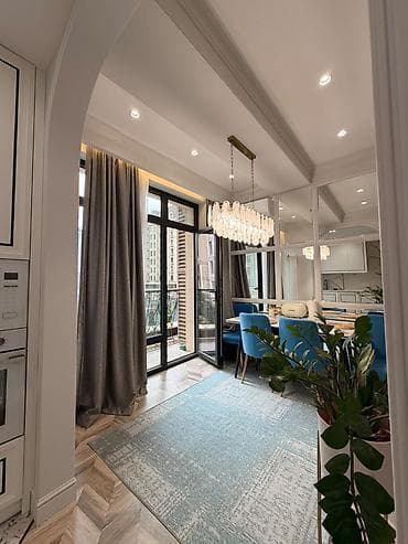 discovery studio: 2 комнаты, 65 м², Асанбай мкр Элитка, 2 этаж, Дизайнерский ремонт — 9