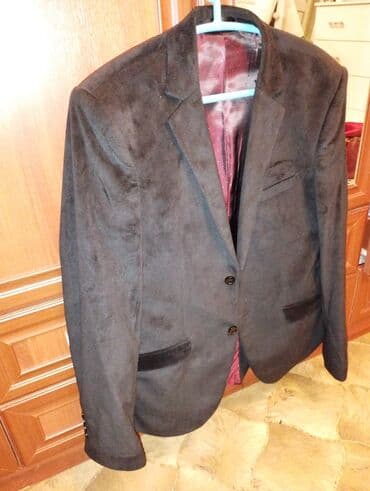 продам пиджак мужской: Мужской костюм, 2XL (EU 44), Новый, цвет - Черный, Самовывоз — 1