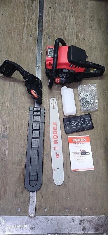 Араалар: Бензопила RODEX (Gasoline Chain Saw) Описание: - Бензиновая цепная — 1