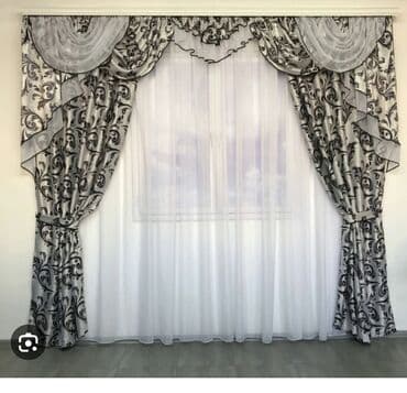 Техниканы оңдоо: Стирка, химчистка и глажка шторы и тюля 🫧 Мы бережно очищяем шторы и — 6