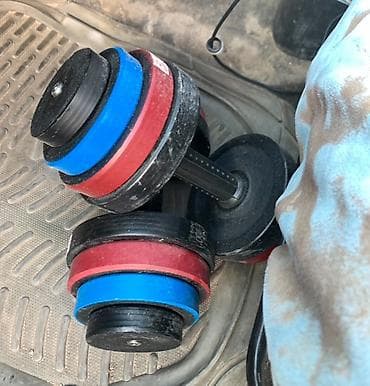 Металлические разборные гантели - Тип: разборные, со сменными дисками