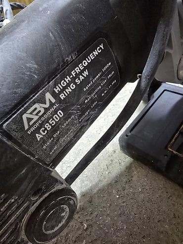 акция набор: Бетонорез алмазный abm с диском 50см почти новый использовался всего — 5