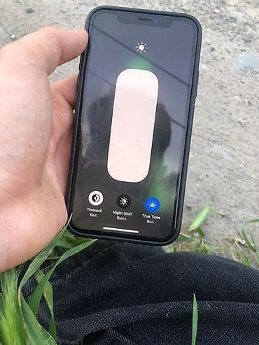 сломанный айфон: IPhone Xs, 256 ГБ, Jet Black, Чехол, 69 % — 3