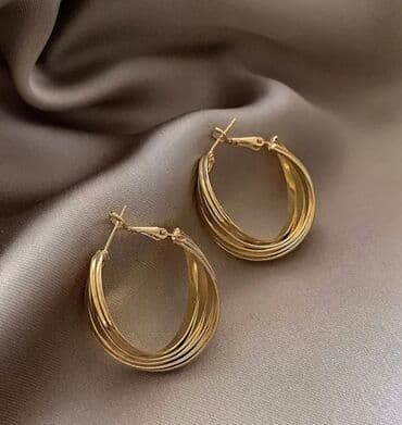 свадебные платья для покрытых: Серьги — 15