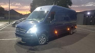 автомат минивэн: Mercedes-Benz Sprinter (длинная база, высокий потолок), синий цвет — 7