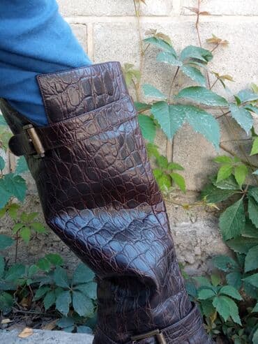 Сапоги: Бренд кожа 100% — 2