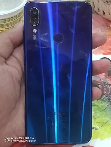Redmi, Redmi Note 7, Б/у, 128 ГБ, цвет - Фиолетовый, 2 SIM — 4